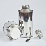 Screw Top Tin Containers and Brush Cap